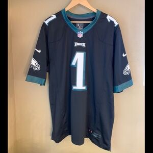 NFL Philadelphia Eagles Jalen Hurts • Nike Black Game Jersey • Men's XL